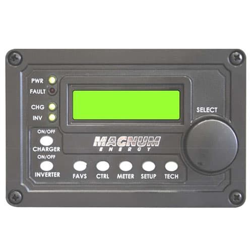 (image for) Magnum Energy, ME-ARC50, Advanced Remote Digital LCD Display Remote Panel with 50' Cable